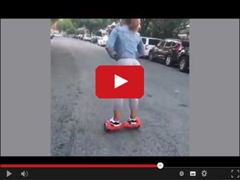 Nauka jazdy na desce hoverboard